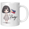 Load image into Gallery viewer, &quot;Cute Cartoon Filipino Pride Coffee Mug - Vibrant Pinoy Pride Cup - Perfect Gift for Filipinos - Colorful Philippines Heritage Mug&quot; - E