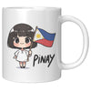 Load image into Gallery viewer, &quot;Cute Cartoon Filipino Pride Coffee Mug - Vibrant Pinoy Pride Cup - Perfect Gift for Filipinos - Colorful Philippines Heritage Mug&quot; - G
