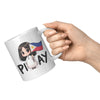 Load image into Gallery viewer, &quot;Cute Cartoon Filipino Pride Coffee Mug - Vibrant Pinoy Pride Cup - Perfect Gift for Filipinos - Colorful Philippines Heritage Mug&quot; - F