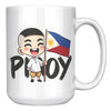 Load image into Gallery viewer, &quot;Cute Cartoon Filipino Pride Coffee Mug - Vibrant Pinoy Pride Cup - Perfect Gift for Filipinos - Colorful Philippines Heritage Mug&quot; - R1