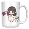Load image into Gallery viewer, &quot;Cute Cartoon Filipino Pride Coffee Mug - Vibrant Pinoy Pride Cup - Perfect Gift for Filipinos - Colorful Philippines Heritage Mug&quot; - I1