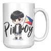 Load image into Gallery viewer, &quot;Cute Cartoon Filipino Pride Coffee Mug - Vibrant Pinoy Pride Cup - Perfect Gift for Filipinos - Colorful Philippines Heritage Mug&quot; - Q1