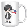 Load image into Gallery viewer, &quot;Cute Cartoon Filipino Pride Coffee Mug - Vibrant Pinoy Pride Cup - Perfect Gift for Filipinos - Colorful Philippines Heritage Mug&quot; - M1