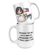 Load image into Gallery viewer, &quot;Cute Cartoon Filipino Pride Coffee Mug - Vibrant Pinoy Pride Cup - Perfect Gift for Filipinos - Colorful Philippines Heritage Mug&quot; - J1