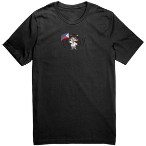 "Cute Cartoon Filipino Pride T-shirt - Vibrant Pinoy Pride Tee - Perfect Gift for Filipinos - Colorful Philippines Heritage Tee" - B