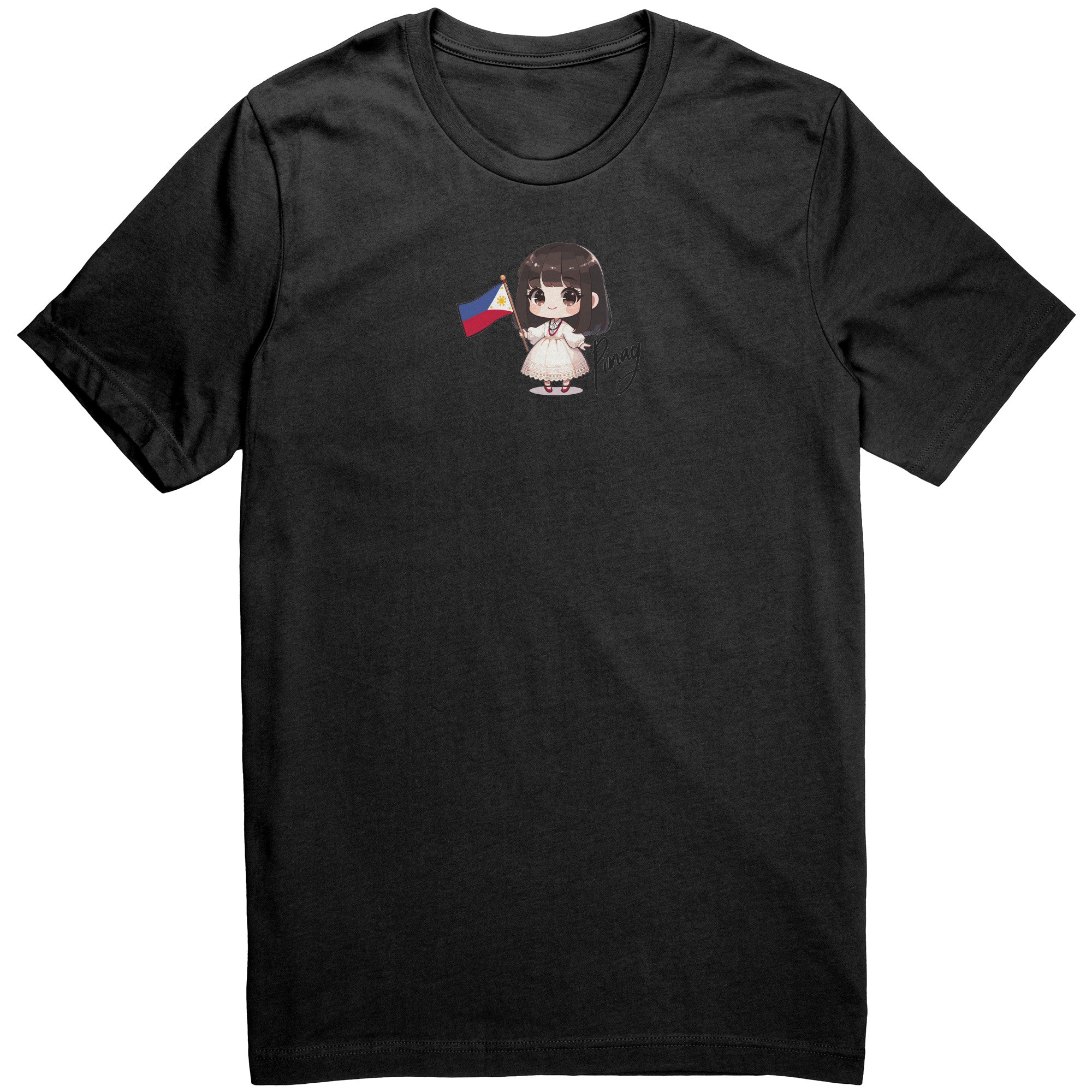 "Cute Cartoon Filipino Pride T-shirt - Vibrant Pinoy Pride Tee - Perfect Gift for Filipinos - Colorful Philippines Heritage Tee" - I