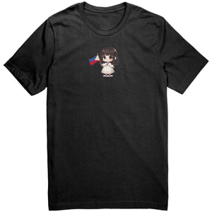 "Cute Cartoon Filipino Pride T-shirt - Vibrant Pinoy Pride Tee - Perfect Gift for Filipinos - Colorful Philippines Heritage Tee" - I