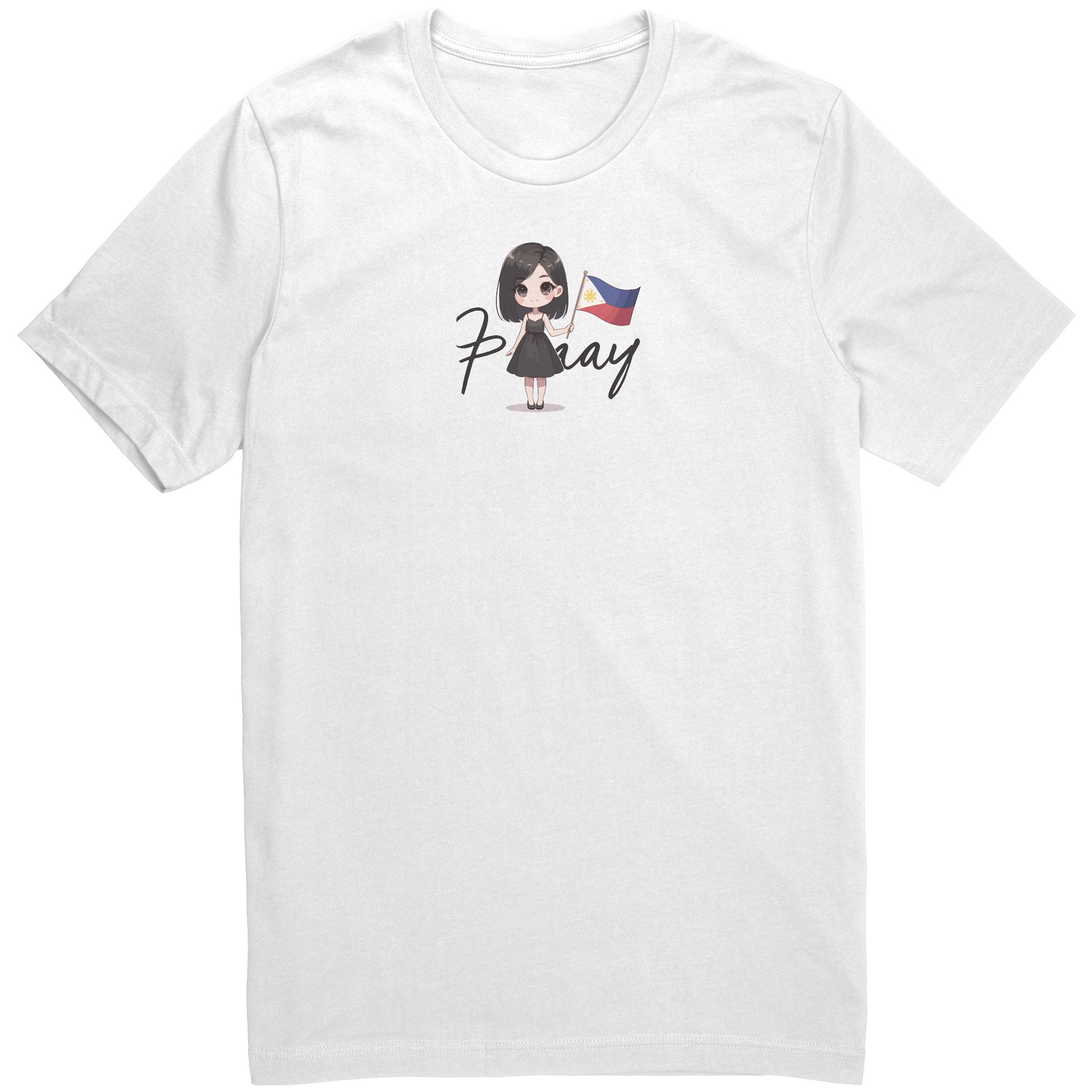 "Cute Cartoon Filipino Pride T-shirt - Vibrant Pinoy Pride Tee - Perfect Gift for Filipinos - Colorful Philippines Heritage Tee" - A