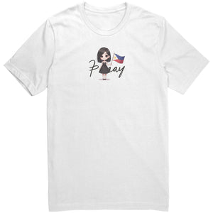 "Cute Cartoon Filipino Pride T-shirt - Vibrant Pinoy Pride Tee - Perfect Gift for Filipinos - Colorful Philippines Heritage Tee" - A