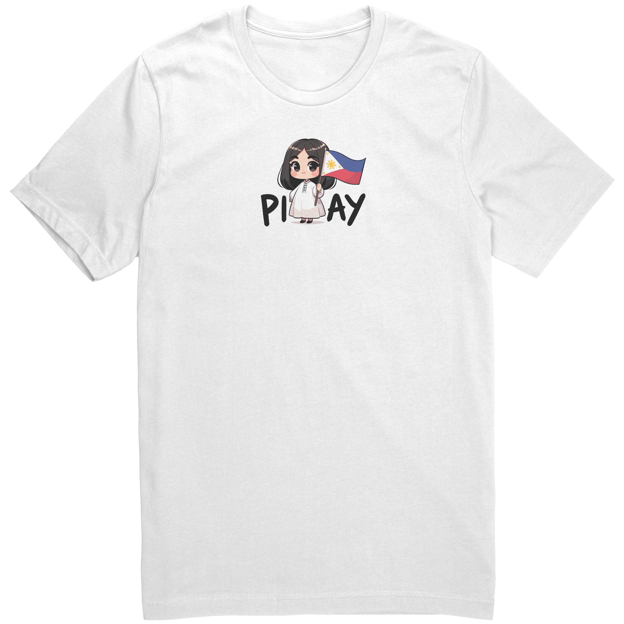 "Cute Cartoon Filipino Pride T-shirt - Vibrant Pinoy Pride Tee - Perfect Gift for Filipinos - Colorful Philippines Heritage Tee" - F