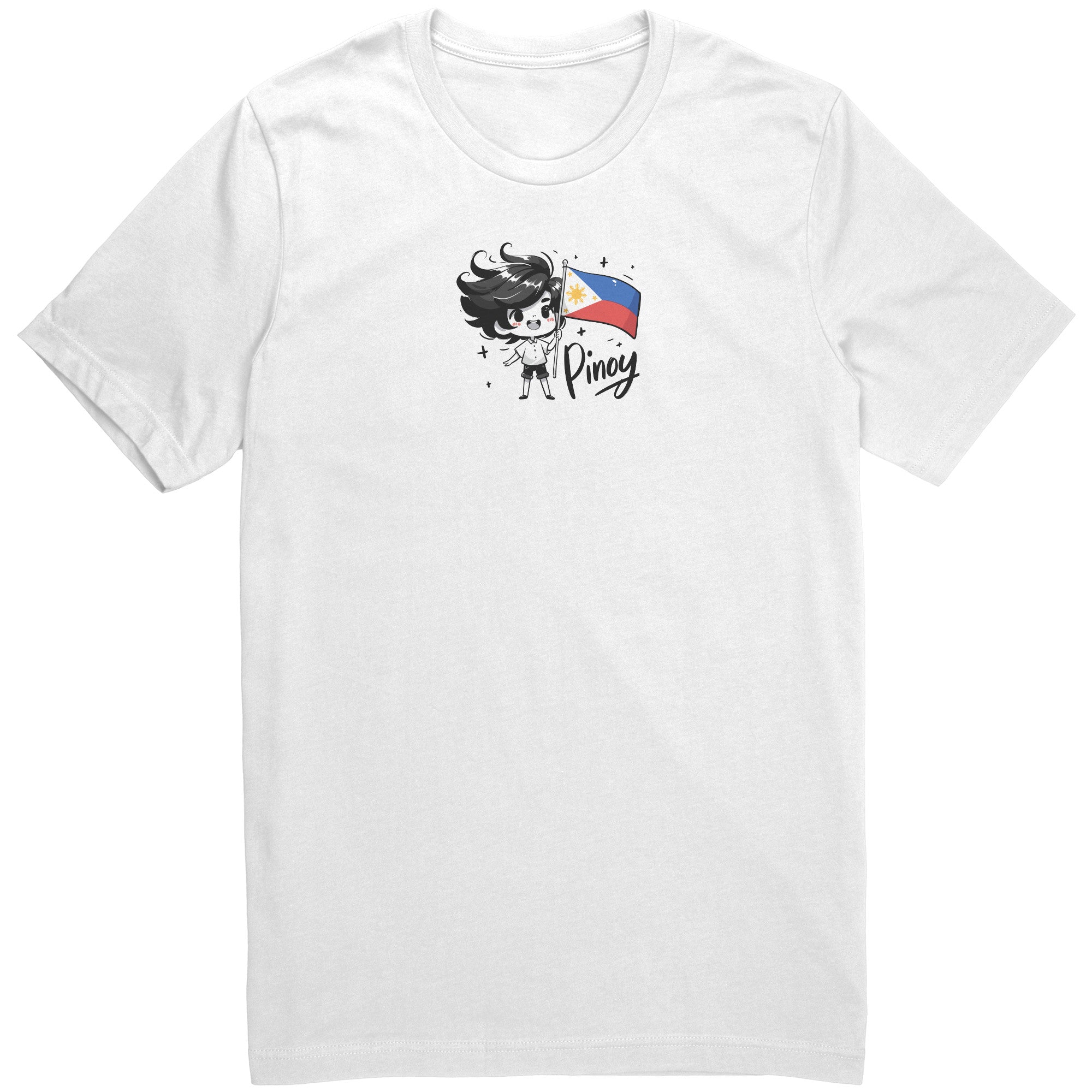 "Cute Cartoon Filipino Pride T-shirt - Vibrant Pinoy Pride Tee - Perfect Gift for Filipinos - Colorful Philippines Heritage Tee" - O