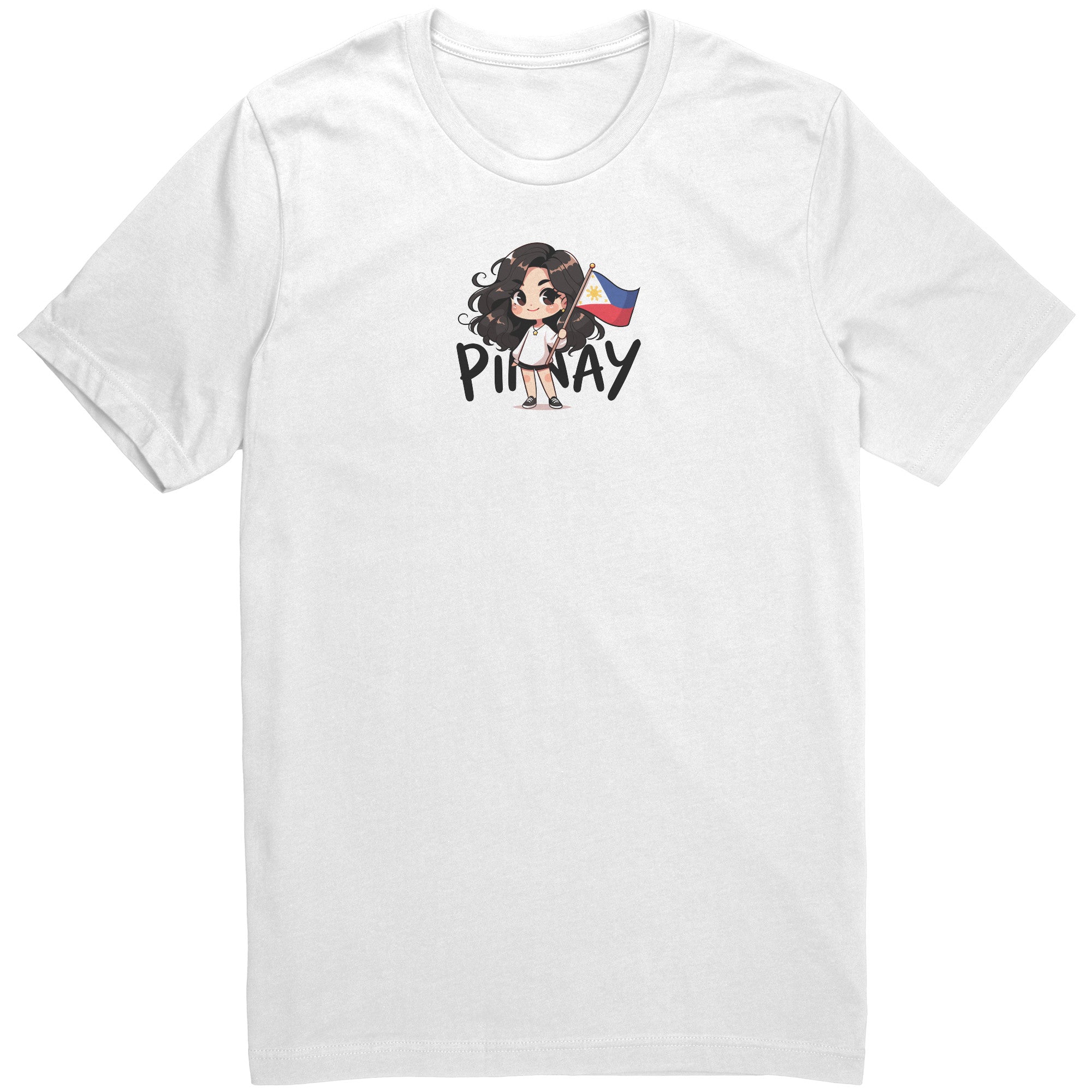 "Cute Cartoon Filipino Pride T-shirt - Vibrant Pinoy Pride Tee - Perfect Gift for Filipinos - Colorful Philippines Heritage Tee" - D