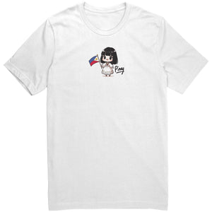 "Cute Cartoon Filipino Pride T-shirt - Vibrant Pinoy Pride Tee - Perfect Gift for Filipinos - Colorful Philippines Heritage Tee" - K