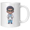 11 oz Custom RN Nurse Gift Coffee Mug - Cute Cartoon Nurse Design - Perfect for Nurse's Day, Birthdays, Graduations - Durable & Fun Mug for Everyday Heroes