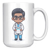 15 oz Custom RN Nurse Gift Coffee Mug - Cute Cartoon Nurse Design - Perfect for Nurse's Day, Birthdays, Graduations - Durable & Fun Mug for Everyday Heroes