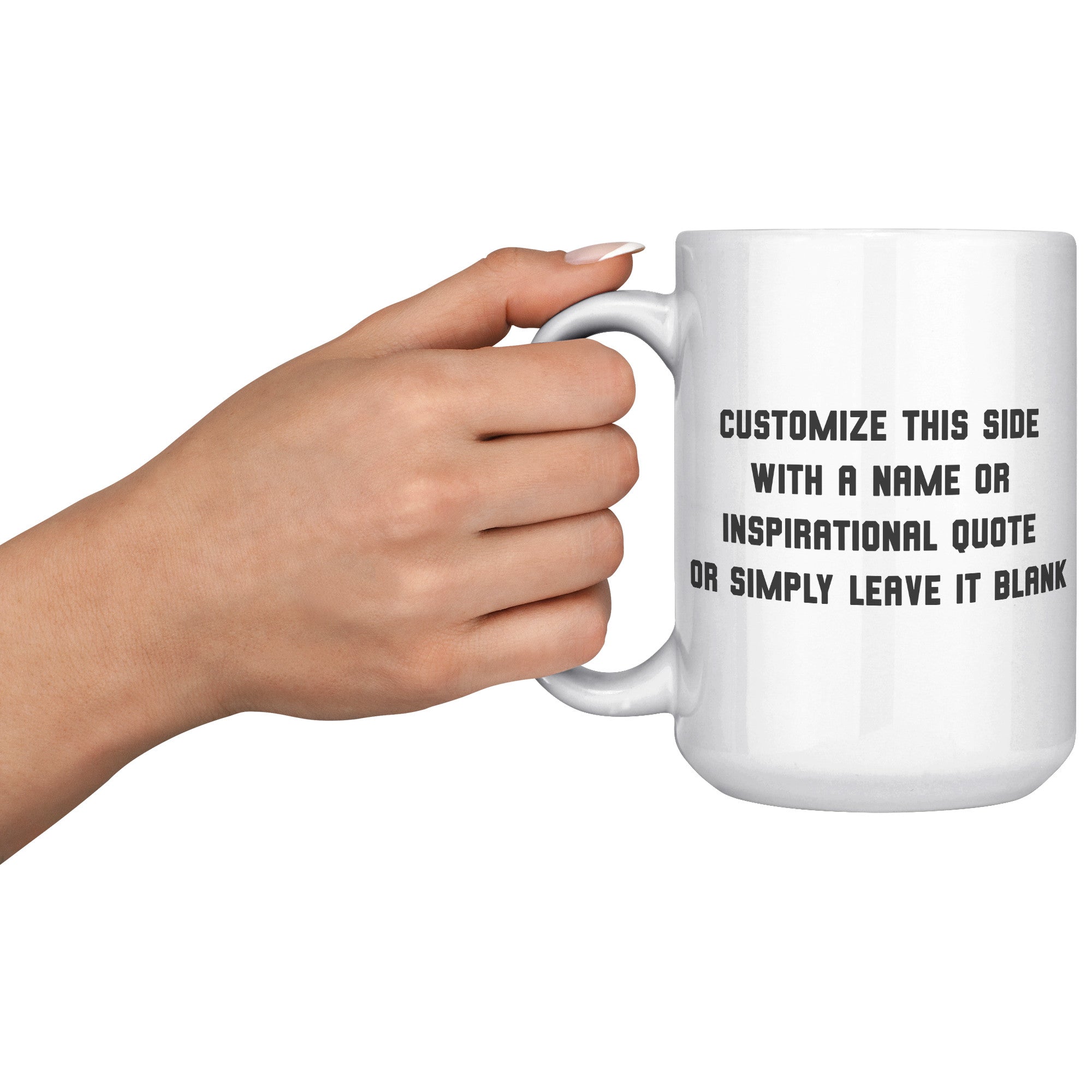 "Female Runner Coffee Mug - Inspirational Running Quotes Cup - Perfect Gift for Women Runners - Motivational Marathoner's Morning Brew" - J1