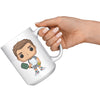 Load image into Gallery viewer, &quot;Funko Pop Style Pickle Ball Player Boy Coffee Mug - Cute Athletic Cup - Perfect Gift for Pickle Ball Enthusiasts - Sporty Boy Apparel&quot; - C1