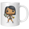Load image into Gallery viewer, &quot;Funko Pop Style Pickle Ball Player Girl Coffee Mug - Cute Athletic Cup - Perfect Gift for Pickle Ball Enthusiasts - Sporty Chic Apparel&quot; - D