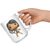 Load image into Gallery viewer, &quot;Funko Pop Style Pickle Ball Player Girl Coffee Mug - Cute Athletic Cup - Perfect Gift for Pickle Ball Enthusiasts - Sporty Chic Apparel&quot; - D1