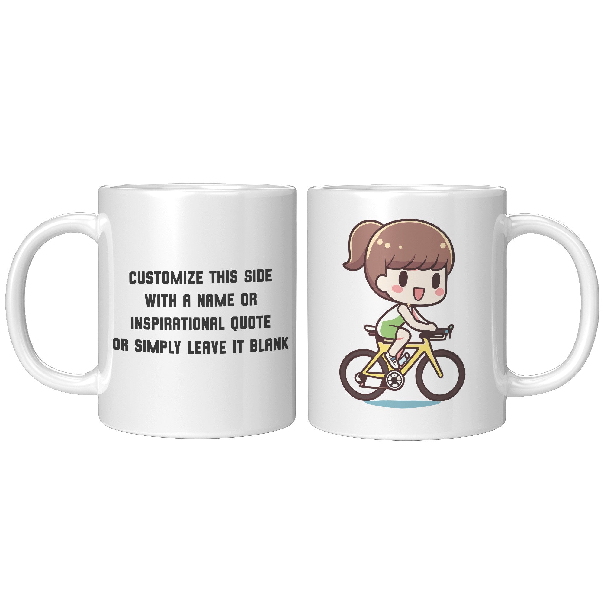 "Funko Pop Triathlon Athlete Coffee Mug - Multisport Morning Brew Cup - Ideal Gift for Triathletes - Swim, Bike, Run Inspired Mug" - F