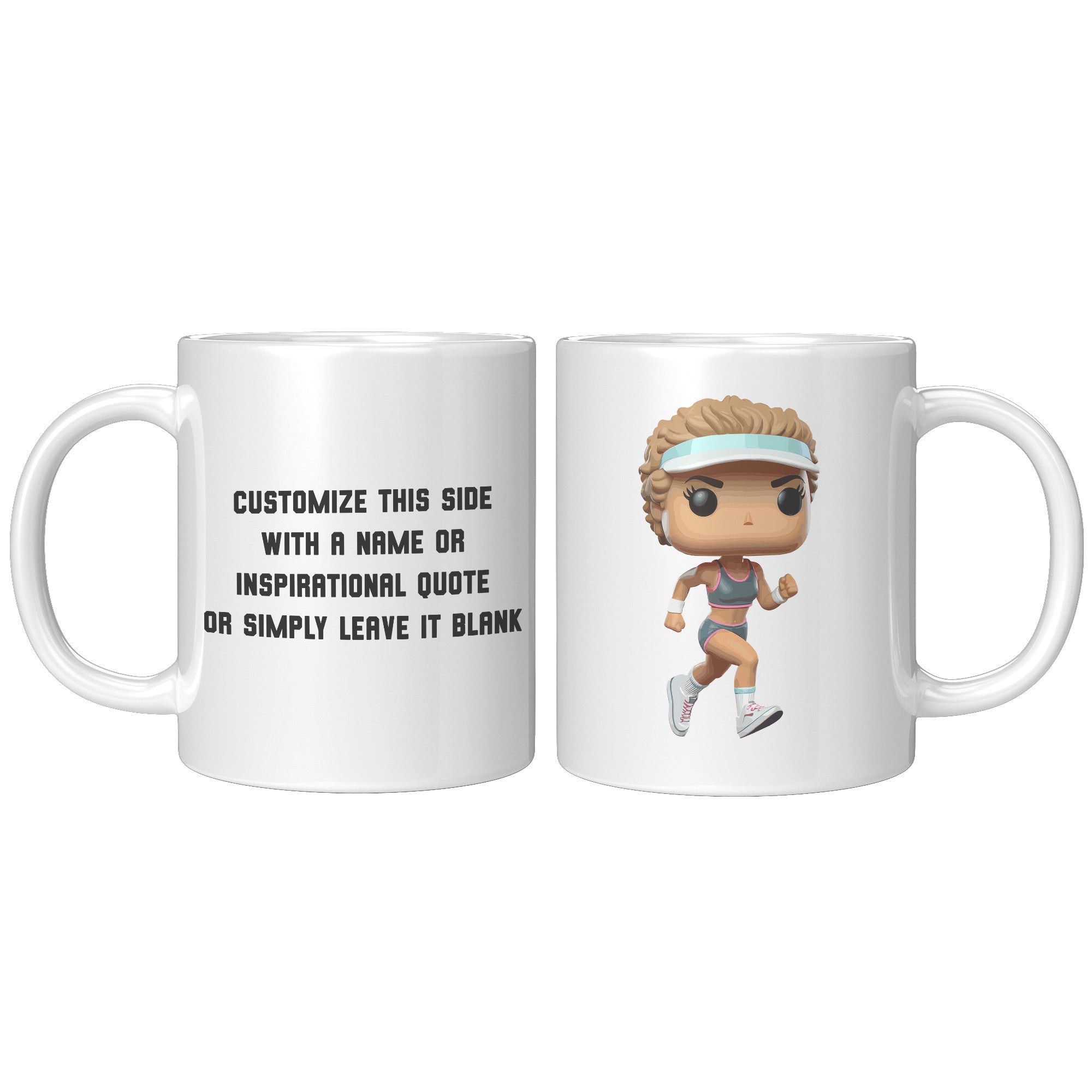 "Funko Pop Triathlon Athlete Coffee Mug - Multisport Morning Brew Cup - Ideal Gift for Triathletes - Swim, Bike, Run Inspired Mug" - JJ