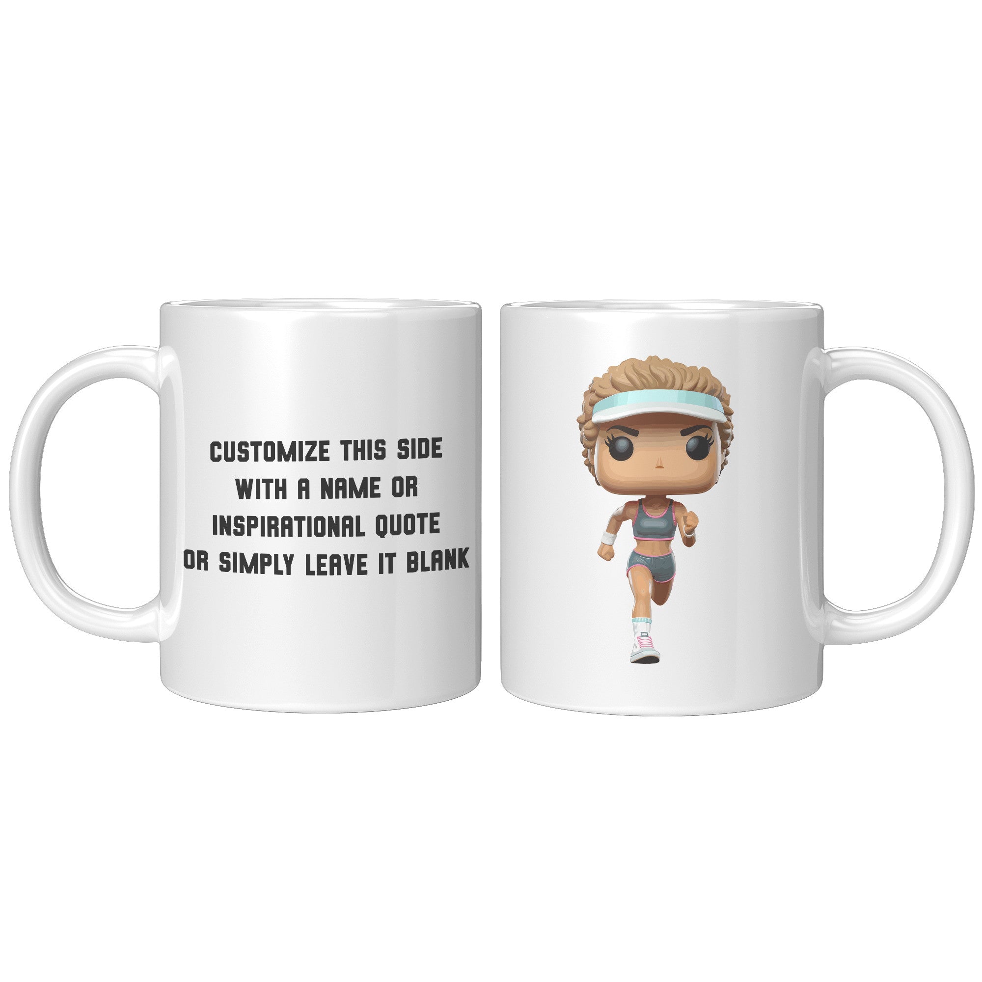 "Funko Pop Triathlon Athlete Coffee Mug - Multisport Morning Brew Cup - Ideal Gift for Triathletes - Swim, Bike, Run Inspired Mug" - II