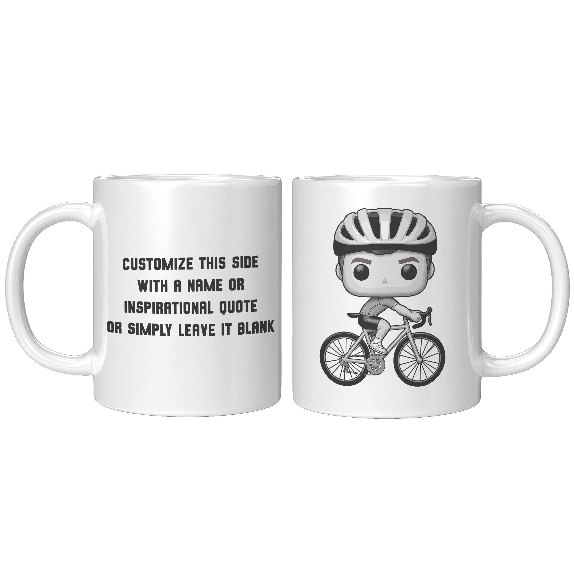 "Funko Pop Triathlon Athlete Coffee Mug - Multisport Morning Brew Cup - Ideal Gift for Triathletes - Swim, Bike, Run Inspired Mug" - T
