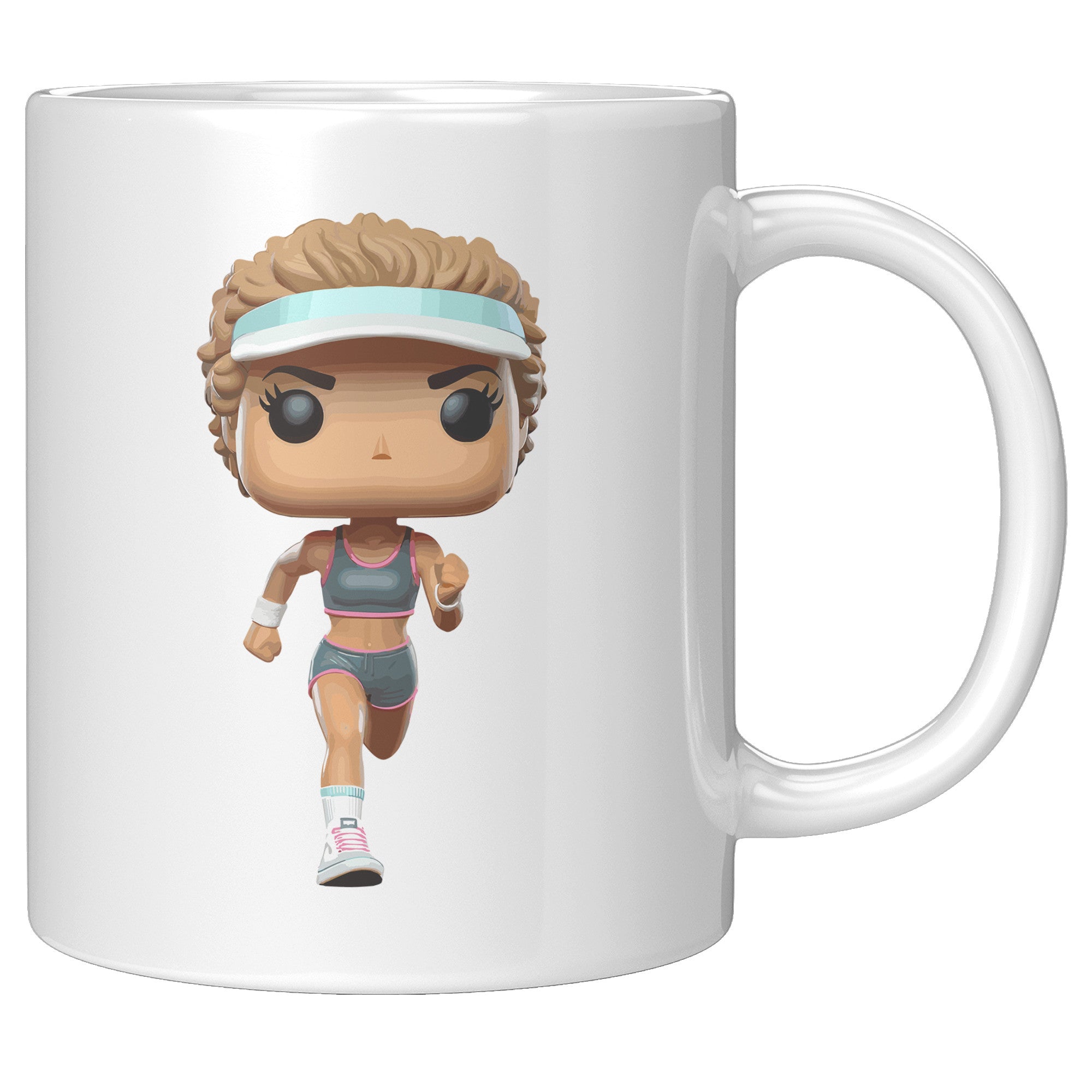 "Funko Pop Triathlon Athlete Coffee Mug - Multisport Morning Brew Cup - Ideal Gift for Triathletes - Swim, Bike, Run Inspired Mug" - II