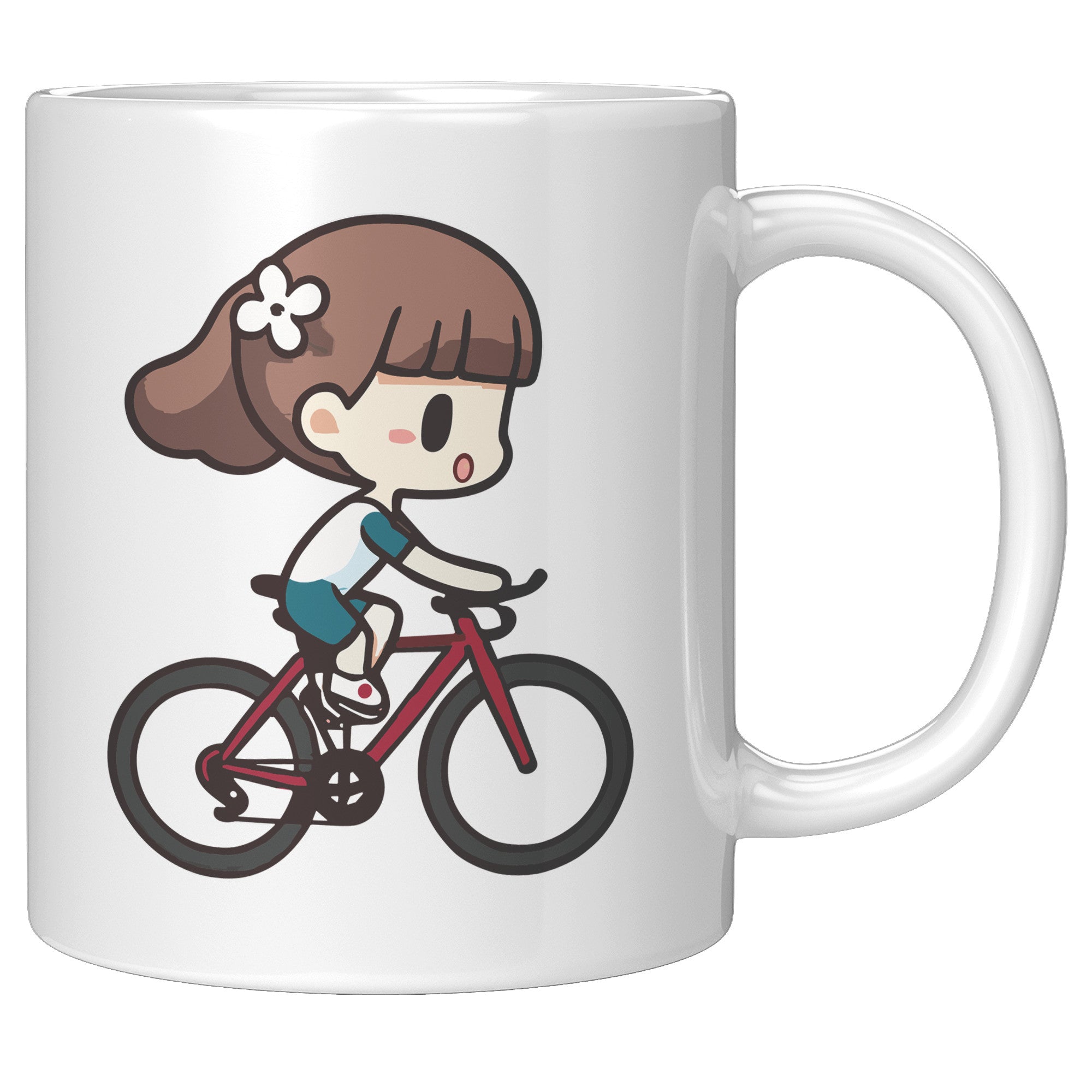 "Funko Pop Triathlon Athlete Coffee Mug - Multisport Morning Brew Cup - Ideal Gift for Triathletes - Swim, Bike, Run Inspired Mug" - D
