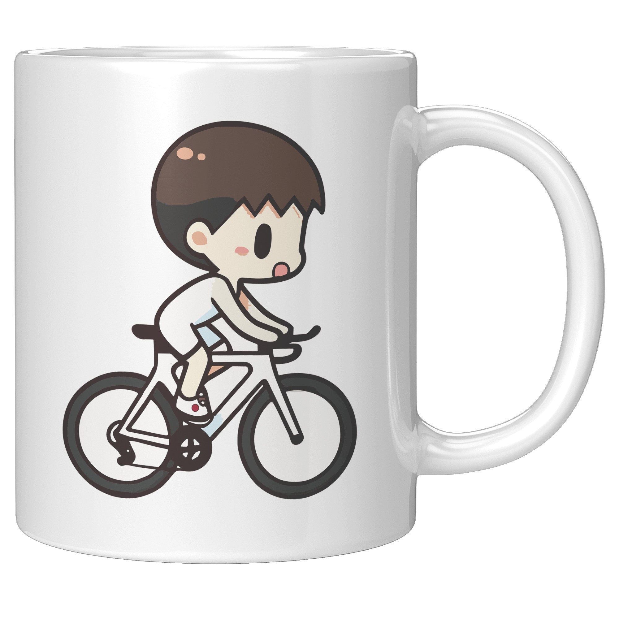 "Funko Pop Triathlon Athlete Coffee Mug - Multisport Morning Brew Cup - Ideal Gift for Triathletes - Swim, Bike, Run Inspired Mug" - C