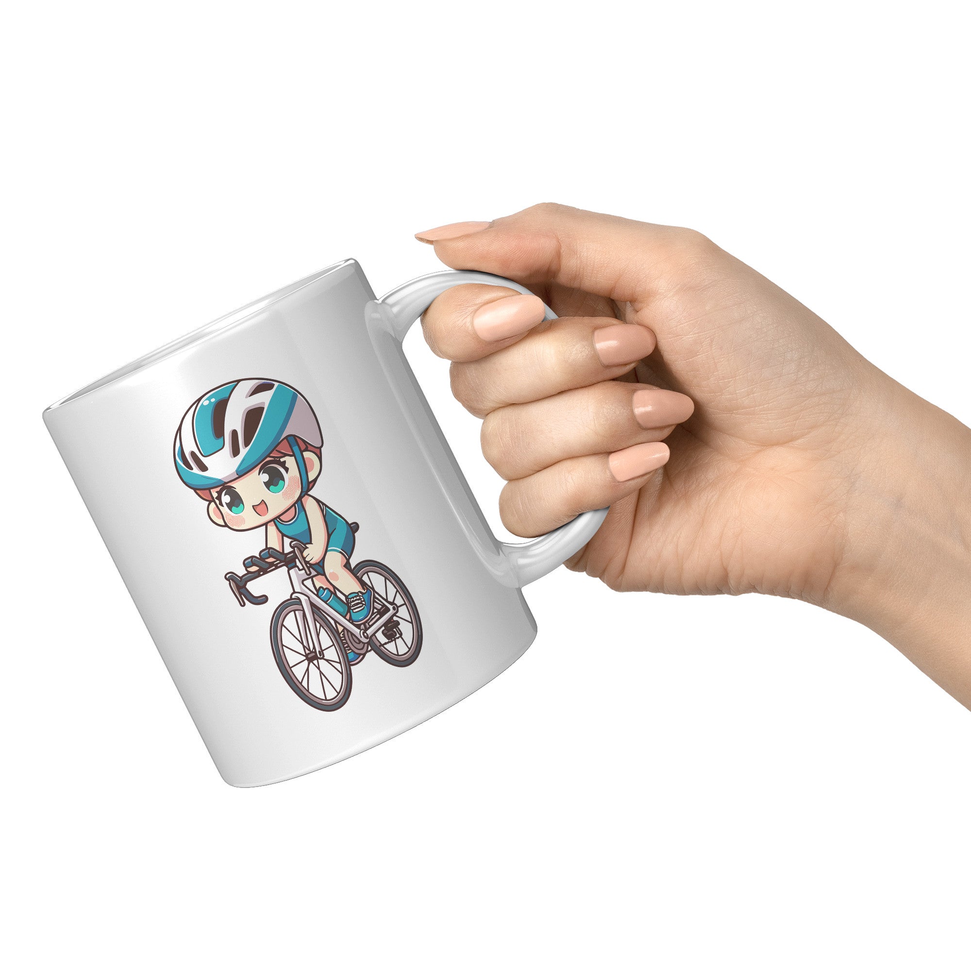 "Funko Pop Triathlon Athlete Coffee Mug - Multisport Morning Brew Cup - Ideal Gift for Triathletes - Swim, Bike, Run Inspired Mug" - A