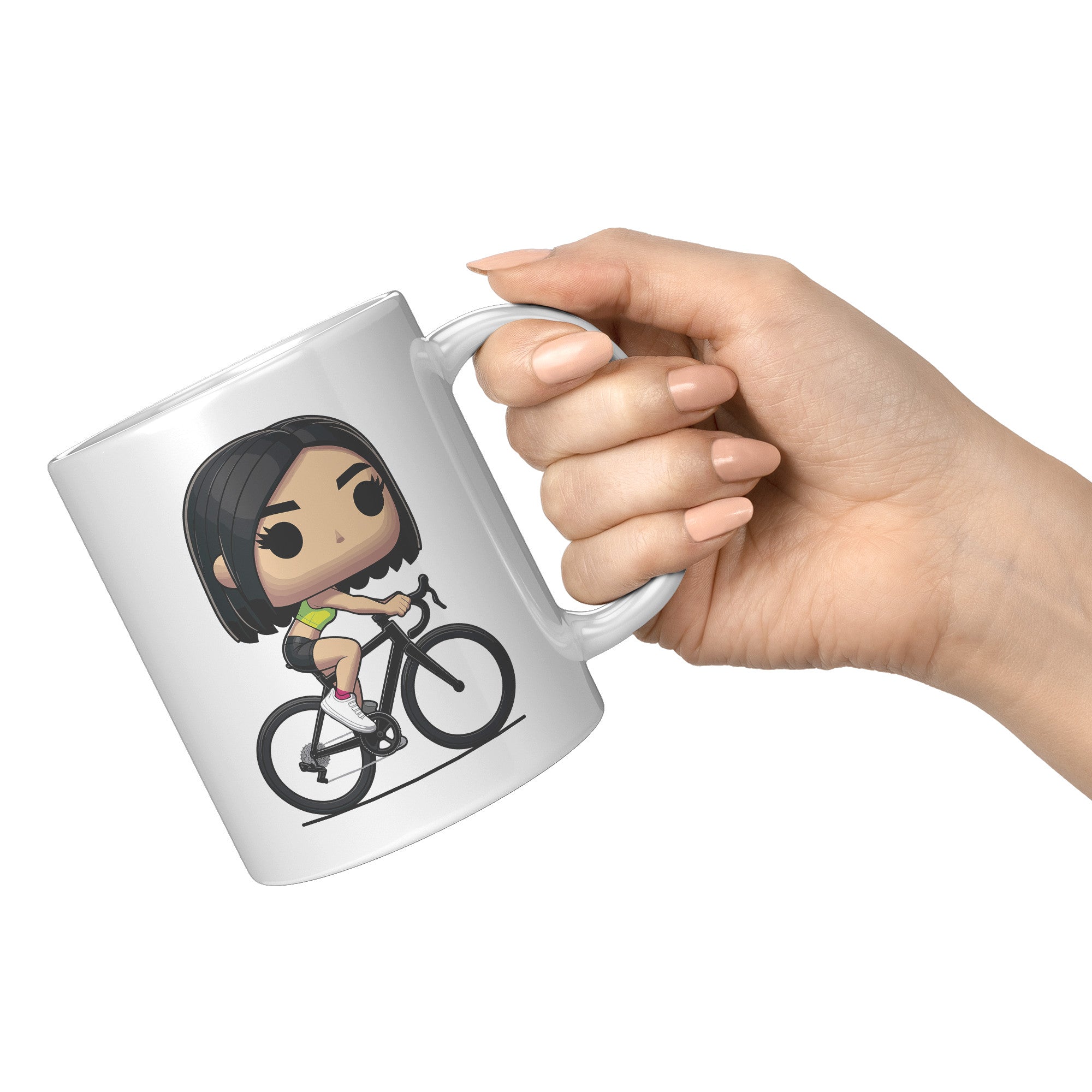 "Funko Pop Triathlon Athlete Coffee Mug - Multisport Morning Brew Cup - Ideal Gift for Triathletes - Swim, Bike, Run Inspired Mug" - O