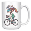 Load image into Gallery viewer, &quot;Funko Pop Triathlon Athlete Coffee Mug - Multisport Morning Brew Cup - Ideal Gift for Triathletes - Swim, Bike, Run Inspired Mug&quot; - H1