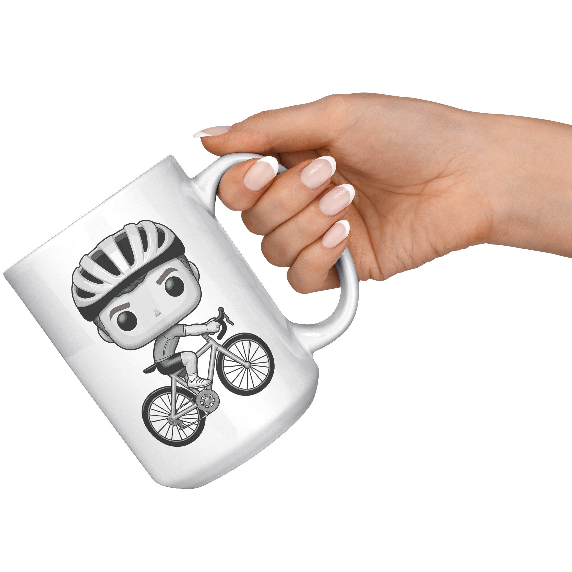 "Funko Pop Triathlon Athlete Coffee Mug - Multisport Morning Brew Cup - Ideal Gift for Triathletes - Swim, Bike, Run Inspired Mug" - T1