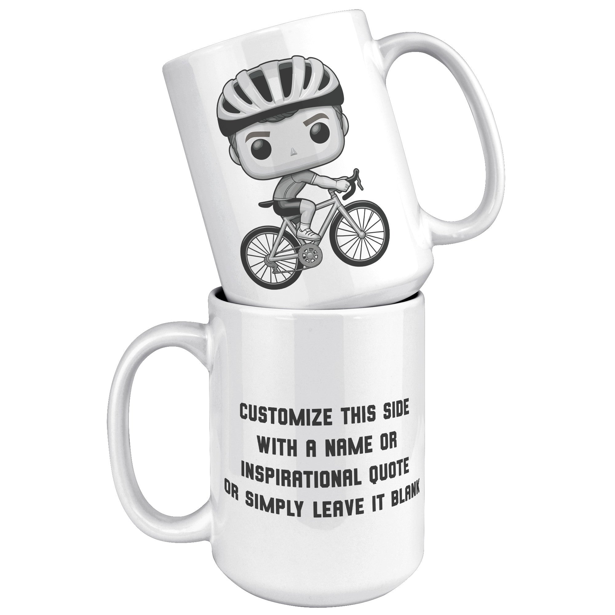 "Funko Pop Triathlon Athlete Coffee Mug - Multisport Morning Brew Cup - Ideal Gift for Triathletes - Swim, Bike, Run Inspired Mug" - T1