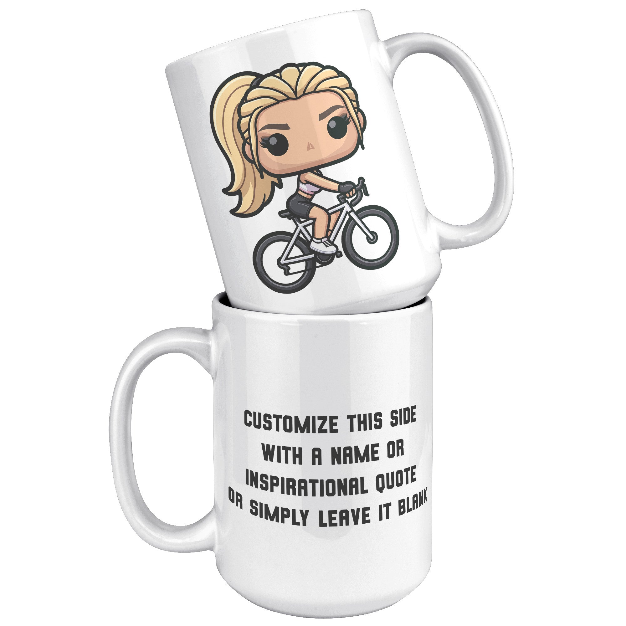 "Funko Pop Triathlon Athlete Coffee Mug - Multisport Morning Brew Cup - Ideal Gift for Triathletes - Swim, Bike, Run Inspired Mug" - R1