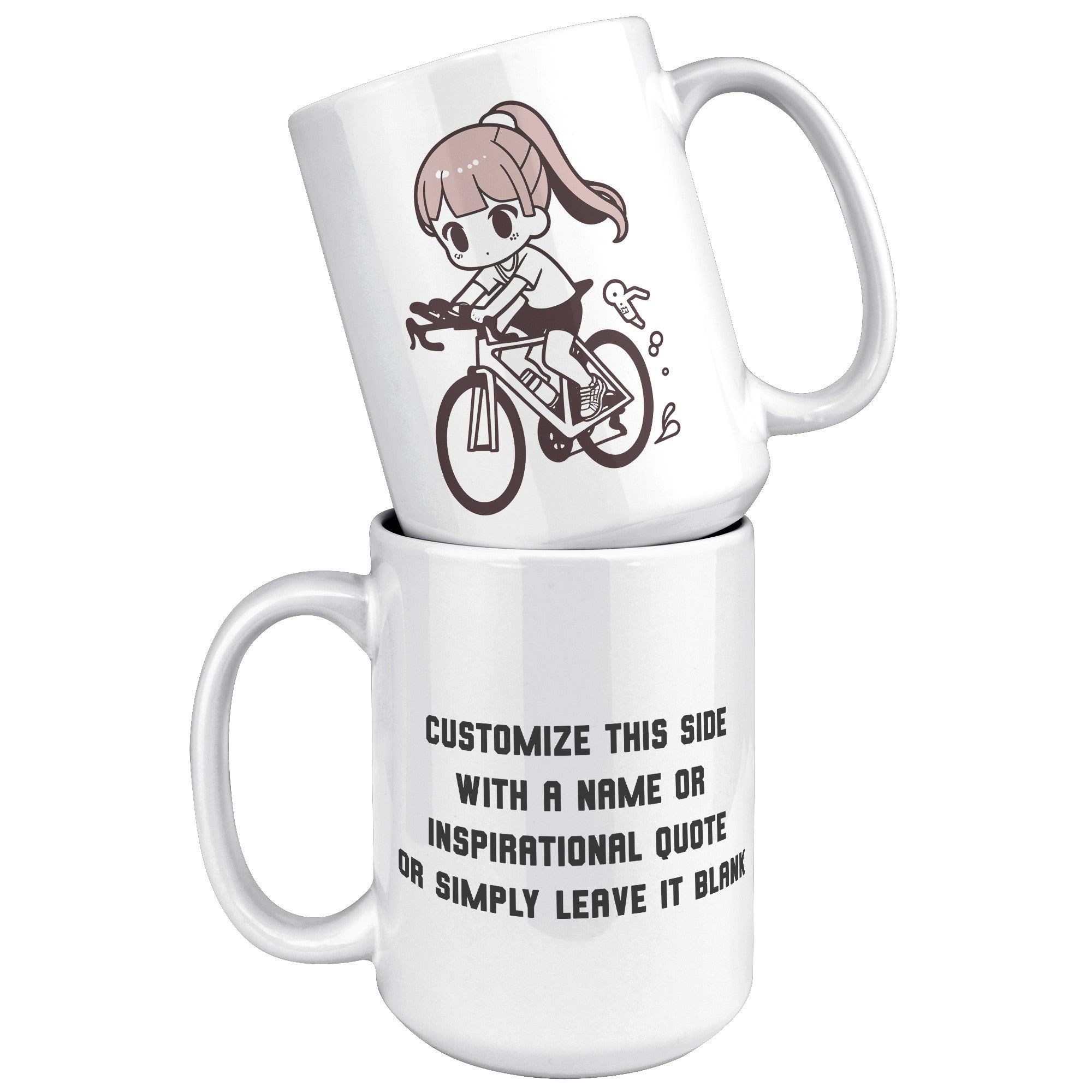 "Funko Pop Triathlon Athlete Coffee Mug - Multisport Morning Brew Cup - Ideal Gift for Triathletes - Swim, Bike, Run Inspired Mug" - N1