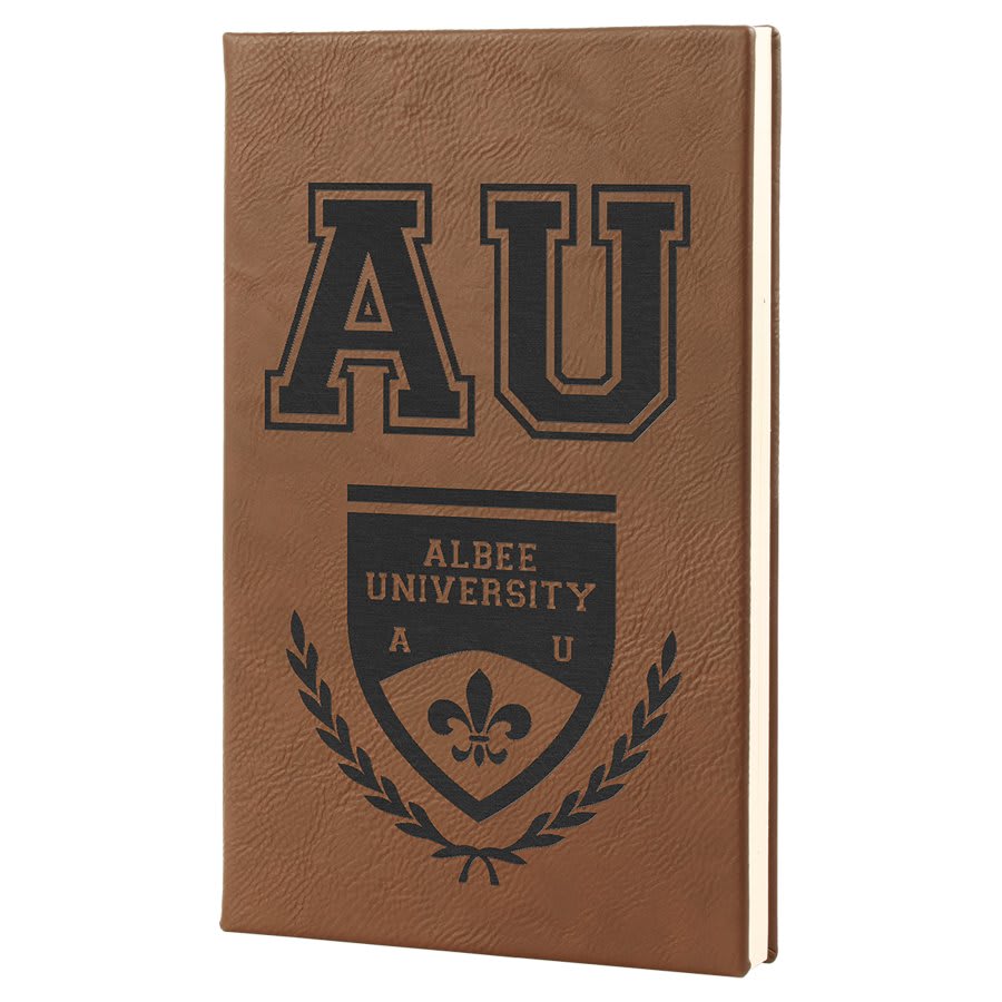 Laser-Engraved Leatherette Journal – Personalized Notebook