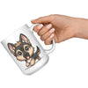 15oz German Shepherd Cartoon Coffee Mug - Loyal GSD Lover Coffee Mug - Perfect Gift for German Shepherd Owners - Protective Dog Breed Coffee Mug - B1
