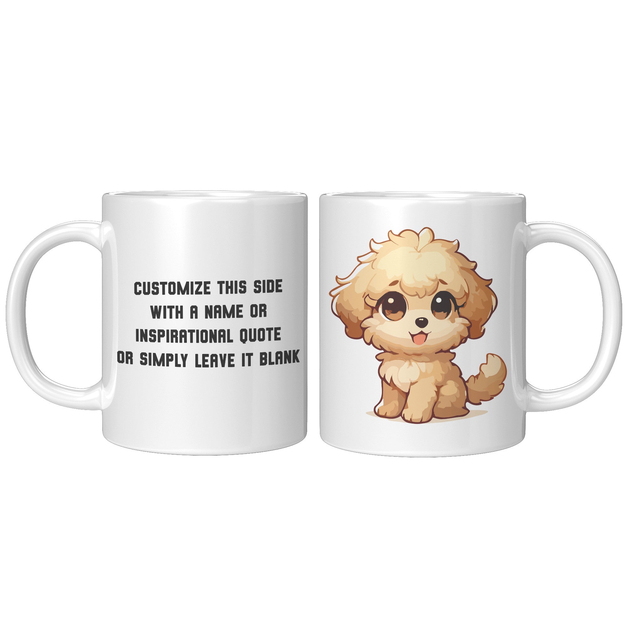 11oz Golden Retriever Cartoon Coffee Mug - Heartwarming Dog Lover Coffee Mug - Perfect Gift for Golden Owners - Friendly Pup Coffee Mug - R