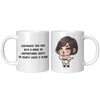 Load image into Gallery viewer, &quot;Marites Gossip Queen Coffee Mug - Cute Cartoon &#39;Ano Ang Latest?&#39; Cup - Perfect Chismosa Gift - Filipino Slang Tea Mug&quot; - UUU