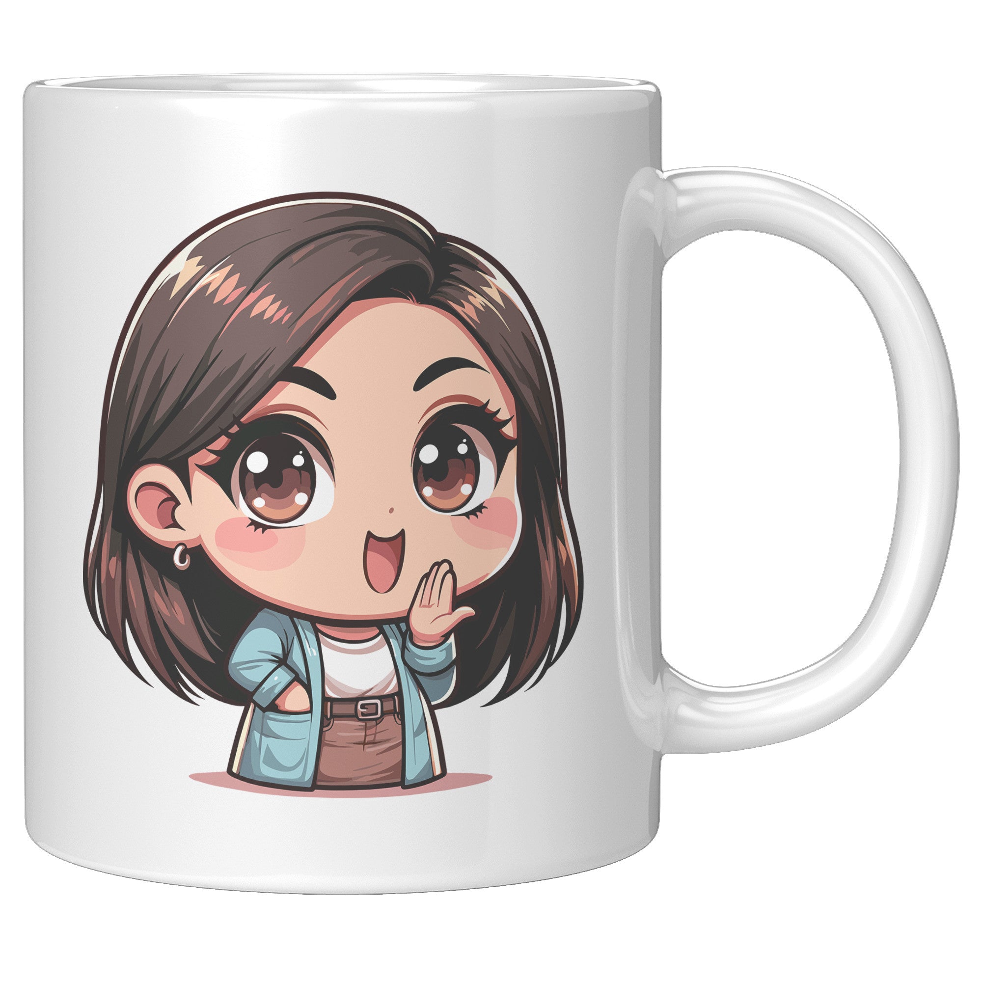 "Marites Gossip Queen Coffee Mug - Cute Cartoon 'Ano Ang Latest?' Cup - Perfect Chismosa Gift - Filipino Slang Tea Mug" - XXX