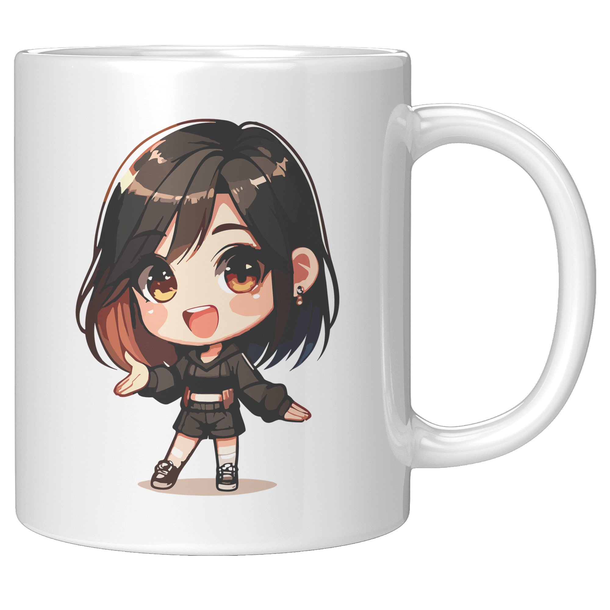 "Marites Gossip Queen Coffee Mug - Cute Cartoon 'Ano Ang Latest?' Cup - Perfect Chismosa Gift - Filipino Slang Tea Mug" - JJ