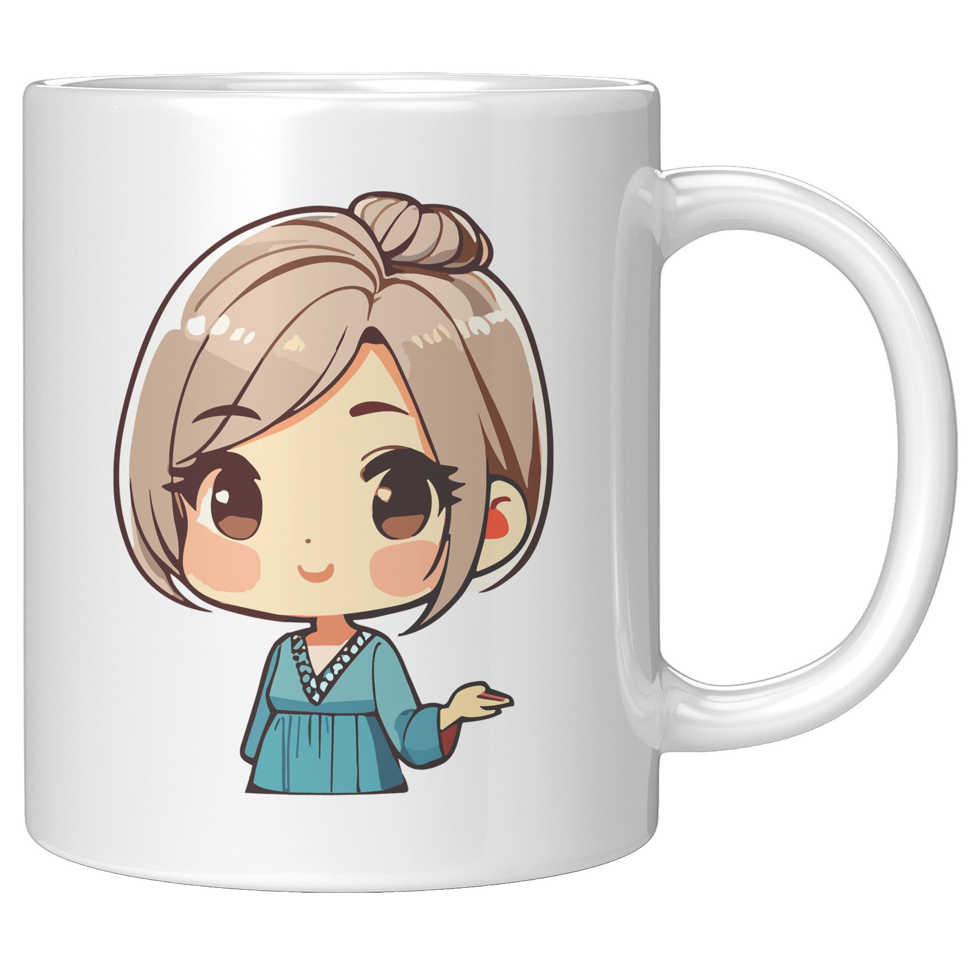 "Marites Gossip Queen Coffee Mug - Cute Cartoon 'Ano Ang Latest?' Cup - Perfect Chismosa Gift - Filipino Slang Tea Mug" - GG