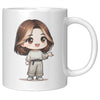 Load image into Gallery viewer, &quot;Marites Gossip Queen Coffee Mug - Cute Cartoon &#39;Ano Ang Latest?&#39; Cup - Perfect Chismosa Gift - Filipino Slang Tea Mug&quot; - AAAA