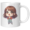 Load image into Gallery viewer, &quot;Marites Gossip Queen Coffee Mug - Cute Cartoon &#39;Ano Ang Latest?&#39; Cup - Perfect Chismosa Gift - Filipino Slang Tea Mug&quot; - CCCC