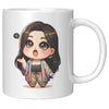 Load image into Gallery viewer, &quot;Marites Gossip Queen Coffee Mug - Cute Cartoon &#39;Ano Ang Latest?&#39; Cup - Perfect Chismosa Gift - Filipino Slang Tea Mug&quot; - YYY