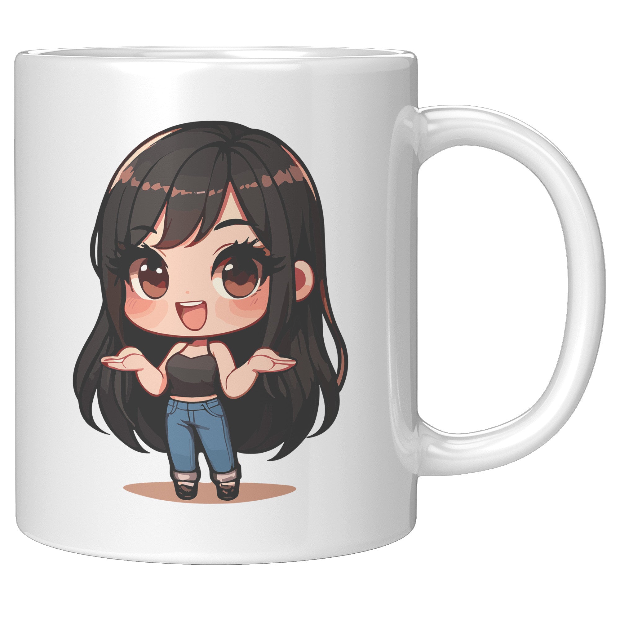 "Marites Gossip Queen Coffee Mug - Cute Cartoon 'Ano Ang Latest?' Cup - Perfect Chismosa Gift - Filipino Slang Tea Mug" - OO