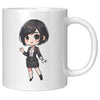 Load image into Gallery viewer, &quot;Marites Gossip Queen Coffee Mug - Cute Cartoon &#39;Ano Ang Latest?&#39; Cup - Perfect Chismosa Gift - Filipino Slang Tea Mug&quot; - KKK