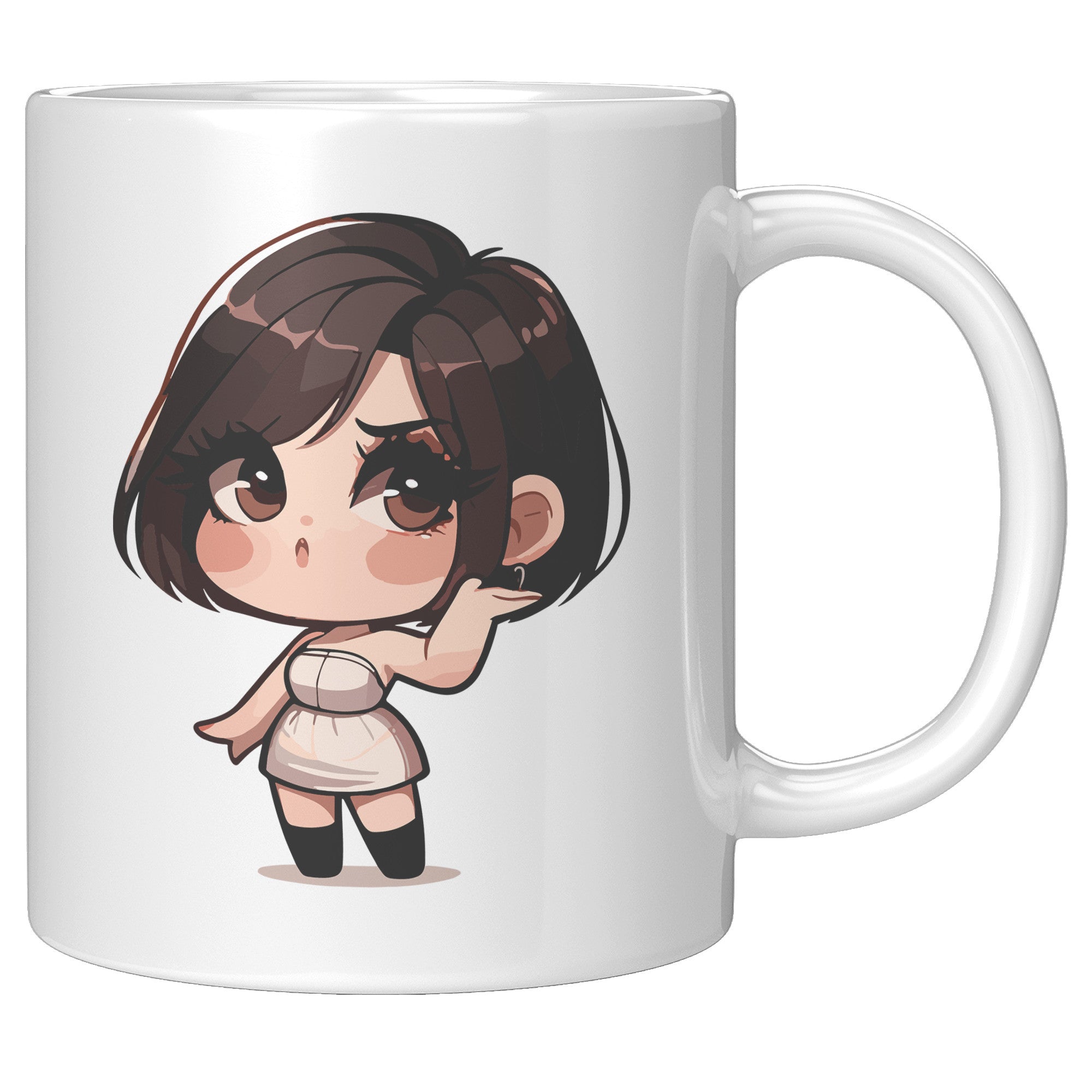 "Marites Gossip Queen Coffee Mug - Cute Cartoon 'Ano Ang Latest?' Cup - Perfect Chismosa Gift - Filipino Slang Tea Mug" - TTT